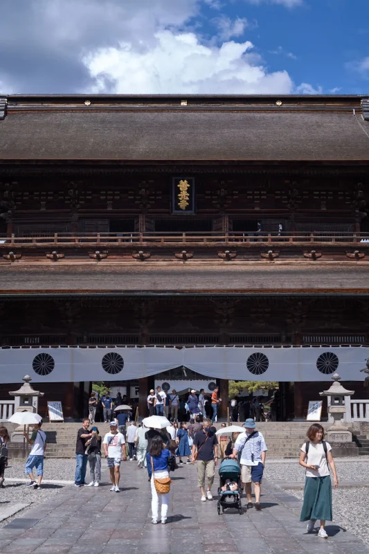 善光寺への弾丸ツアー