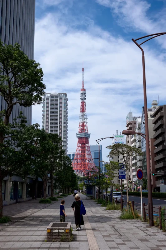 久しぶりの東京タワーを下から見上げてきた