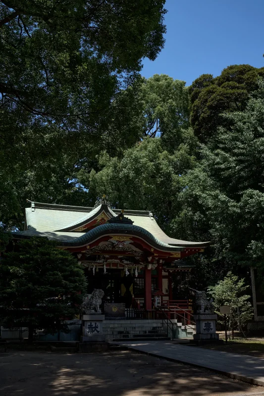 中野氷川神社でズミルックス35mmの立体感を楽しむ