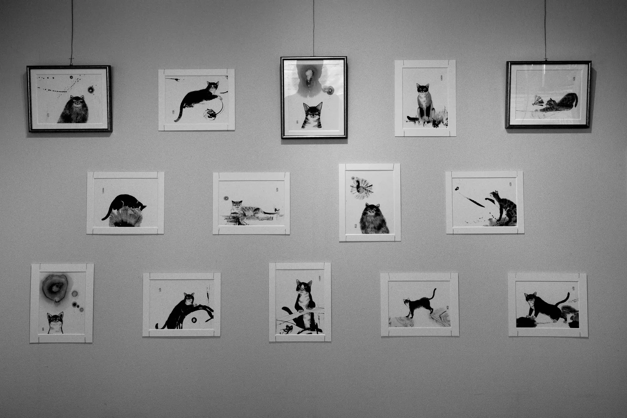 仲上美佳子 水墨画個展 〜彼らには見えてる何か〜 に行ってきた